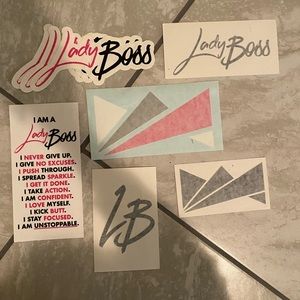 LadyBoss Sticker Lot